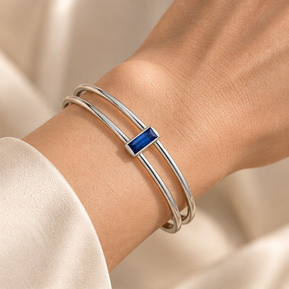 VIVALORA® Meridian Rail Cuff — worn view