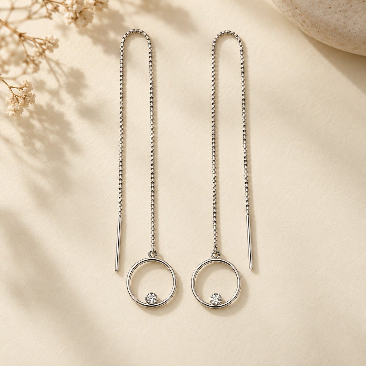 VIVALORA® Orbit Threader Earrings — primary product view