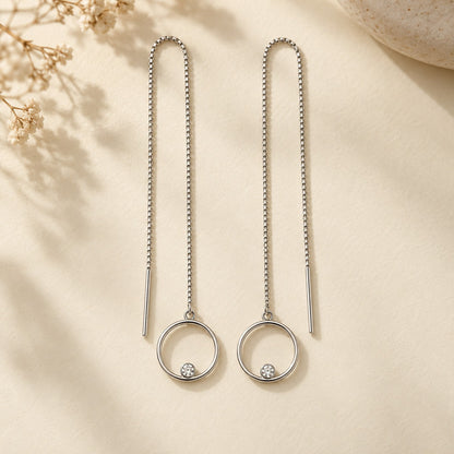VIVALORA® Orbit Threader Earrings — primary product view