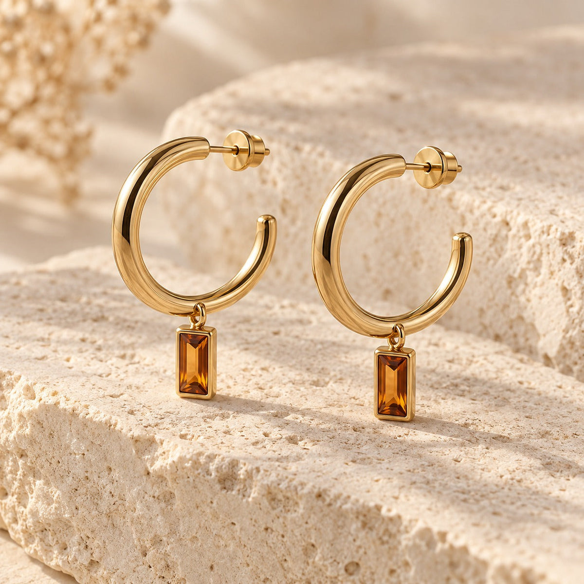 VIVALORA® Solstice Drop Hoops — primary product view
