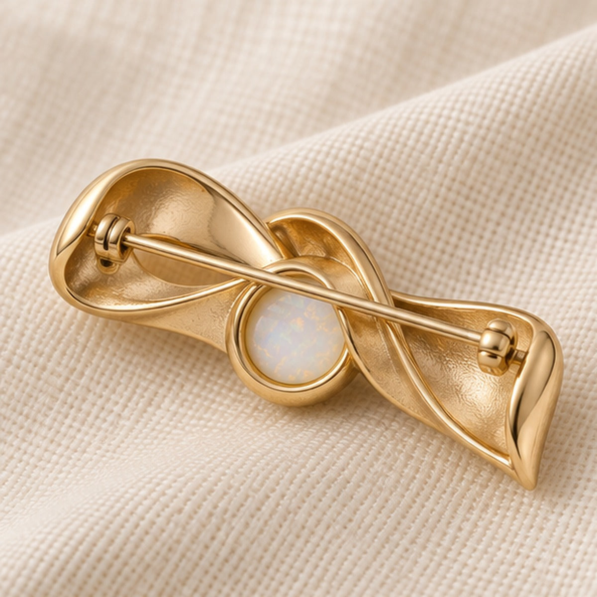VIVALORA® Veil Knot Brooch — second angle product view