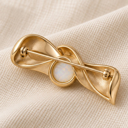 VIVALORA® Veil Knot Brooch — second angle product view