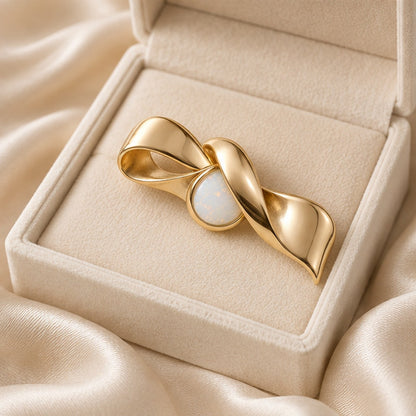 VIVALORA® Veil Knot Brooch — lifestyle and gifting scene