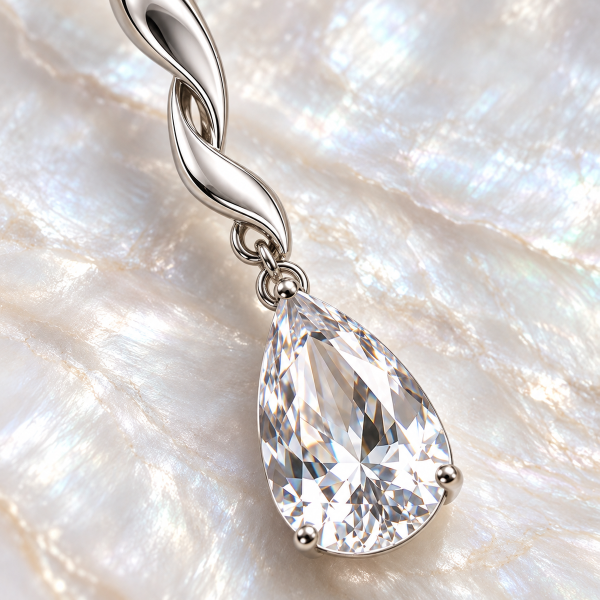 eeablish® Seraphine Drop Earrings macro detail
